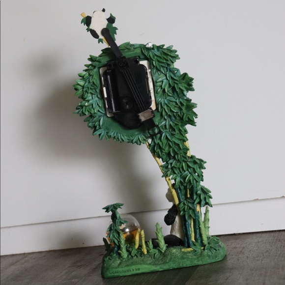 RARE Vintage CADONA giant panda bear Quartz clock - Picture 4 of 14